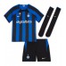 Cheap Inter Milan Lautaro Martinez #10 Home Football Kit Children 2022-23 Short Sleeve (+ pants)